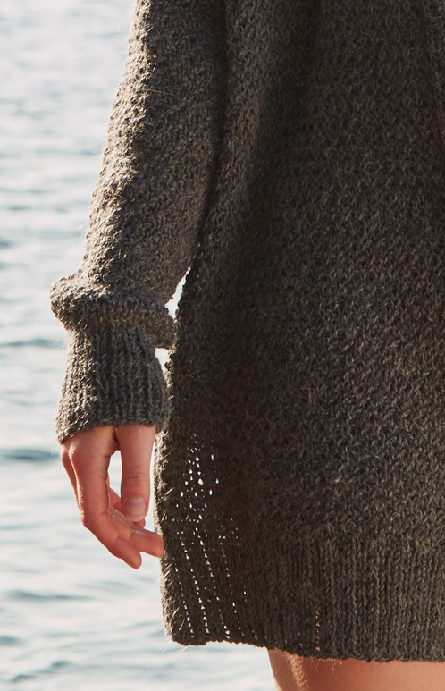 Free Knitting Pattern for an Oversized Relaxed Cardigan