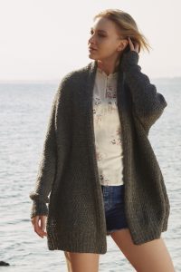Free Knitting Pattern for an Oversized Relaxed Cardigan