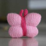 Free Knitting for a Quick and Very Easy Butterfly