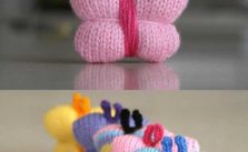 Free Knitting for a Quick and Very Easy Butterfly