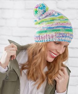 Free Knitting patterns for 3 Easy Stockinette Stitch Hats Fairisle