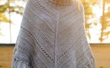 Free Pattern for a Women’s Knitted Poncho