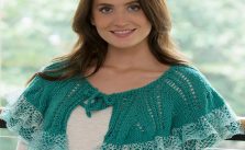 Free Knitting Pattern for a Ruffle or Not Capelet