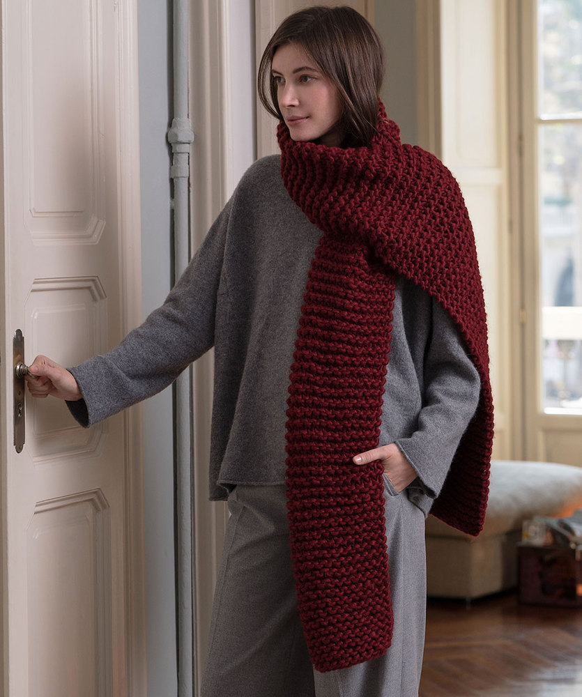 Easy chunky scarf knitting patterns