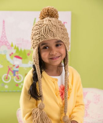 Free Knitting Pattern for a Cabled Toddler Hat - Knitting Bee