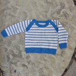 Free Baby Knitting Pattern for a Skipper Sweater