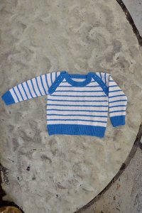 Free Baby Knitting Pattern for a Skipper Sweater