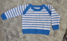 Free Baby Knitting Pattern for a Skipper Sweater