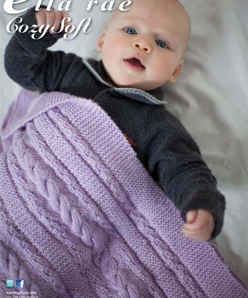 Free Baby Knitting Pattern for a Tathra Blanket