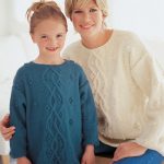 Free Cabled Sweater Knitting Pattern fro Ladies and Girls