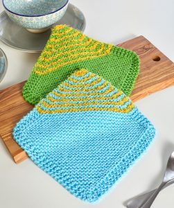 Free Easy Knitting Pattern for a Knit Scrubby Cloth
