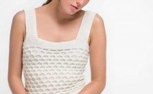 Free Knitting Pattern for a Textured Tank Top