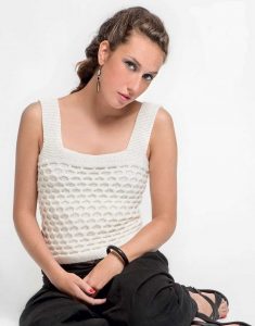 Free Knitting Pattern foe a Textured Tank Top