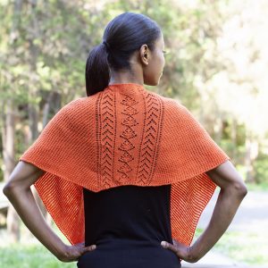 Free Knitting Pattern for Clementine Lace Shawl