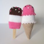 Free Knitting Pattern for Ice Cream Treats Toys