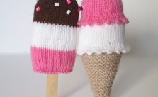 Free Knitting Pattern for Ice Cream Treats Toys