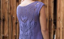 Free Knitting Pattern for Marsh Lace Top