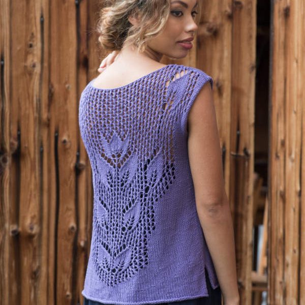 Free Knitting Pattern for Marsh Lace Top