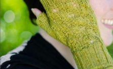 Free Knitting Pattern for Norfolk Fingerless Mitts