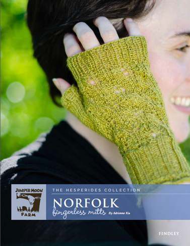 Free Knitting Pattern for Norfolk Fingerless Mitts