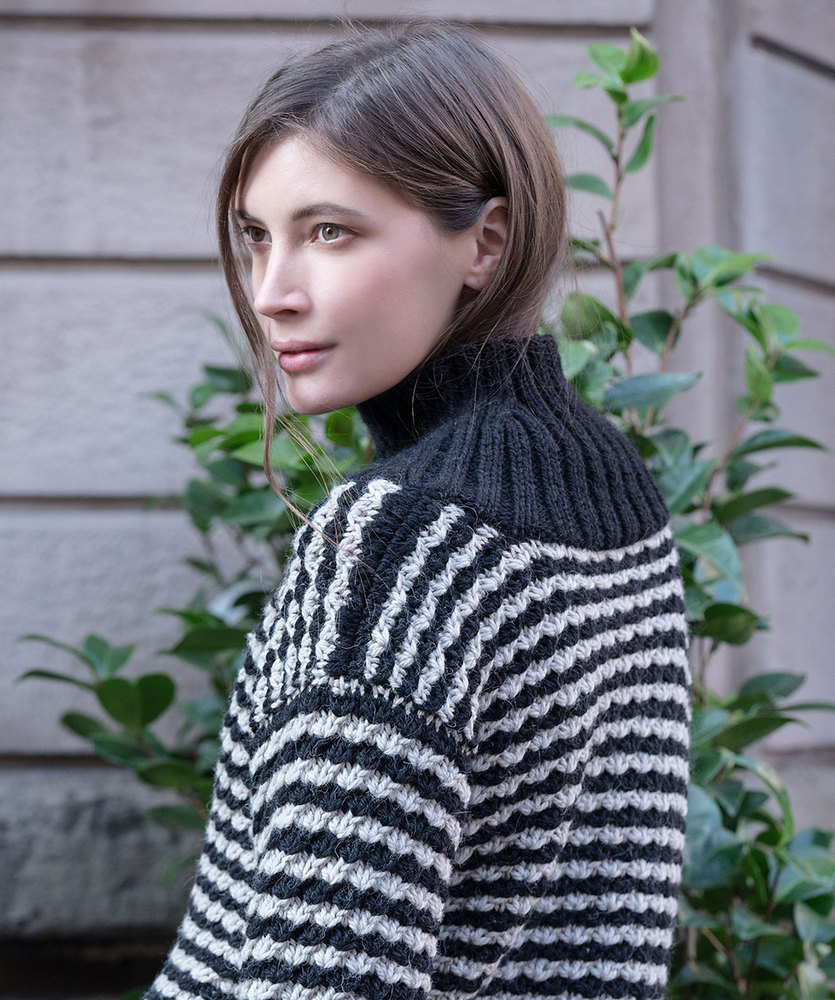 Free Knitting Pattern for a Abbraccio Colorwork Sweater