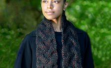 Free Knitting Pattern for a Autumn Braid Scarf