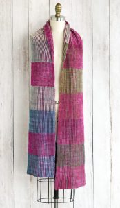 Free Knitting Pattern for a Byberry Scarf. Free brioche knitting pattern