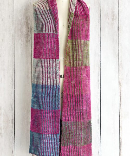 Free Knitting Pattern for a Byberry Scarf