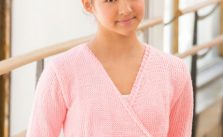 Free Knitting Pattern for a Child’s Ballerina Wrap Sweater
