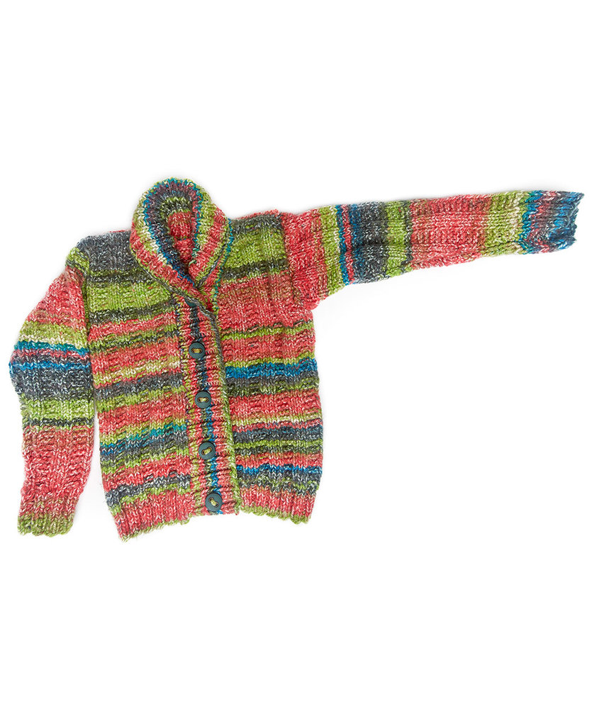 Free Knitting Pattern for a Child’s Little Scholar Cardigan