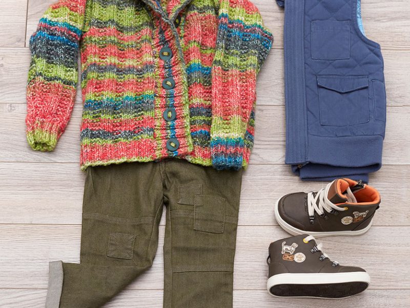 Free Knitting Pattern for a Child’s Little Scholar Cardigan
