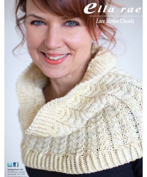 Free Knitting Pattern for a Chunky Cable Stitch Cowl