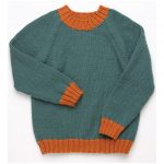 Free Knitting Pattern for a Classic Kid's Pullover with Raglan Sleeves