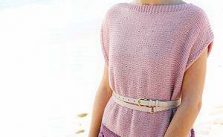 Free Knitting Pattern for a Lace Tunic Tippi