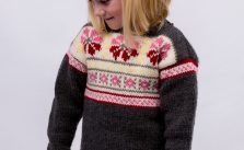 Free Knitting Pattern for a Girls Fair Isle Tunic