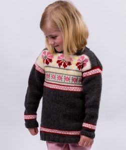 Free Knitting Pattern for a Girls Fair Isle Tunic