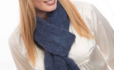 Free Knitting Pattern for a Headband and Scarf Set