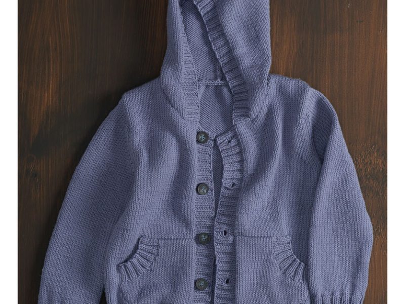 Free Knitting Pattern for a Kid’s Hoodie