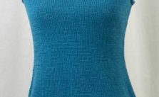Free Knitting Pattern for a Lace Edge Top
