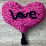 Free Knitting Pattern for a Love Cushion
