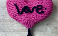 Free Knitting Pattern for a Love Cushion