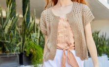 Free Knitting Pattern for a Malibu Bolero