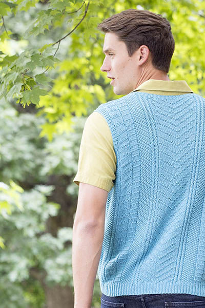 Free Knitting Pattern for a Men's TNNA Vest