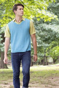 Free Knitting Pattern for a Men's TNNA Vest