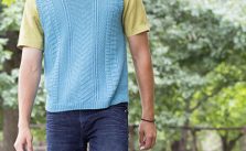 Free Knitting Pattern for a Men’s TNNA Vest