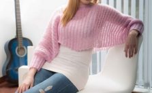 Free Knitting Pattern for a Mohair Bolero