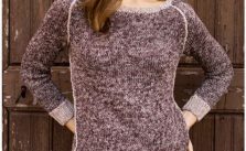 Free Knitting Pattern for a Nebraska Women’s Sweater