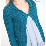 Free Knitting Pattern for a Phoenix Cable Cardigan