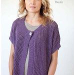 Free Knitting Pattern for a Phoenix Lace Jacket
