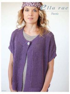 Free Knitting Pattern for a Phoenix Lace Jacket